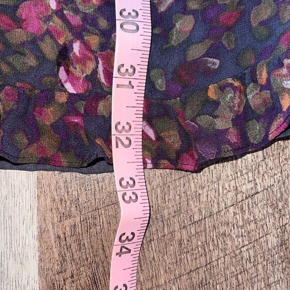 J. Crew Womens Vintage Printed Ruffle Trim Sleeveless Silk-Blend Mini Dress Size - Picture 14 of 14